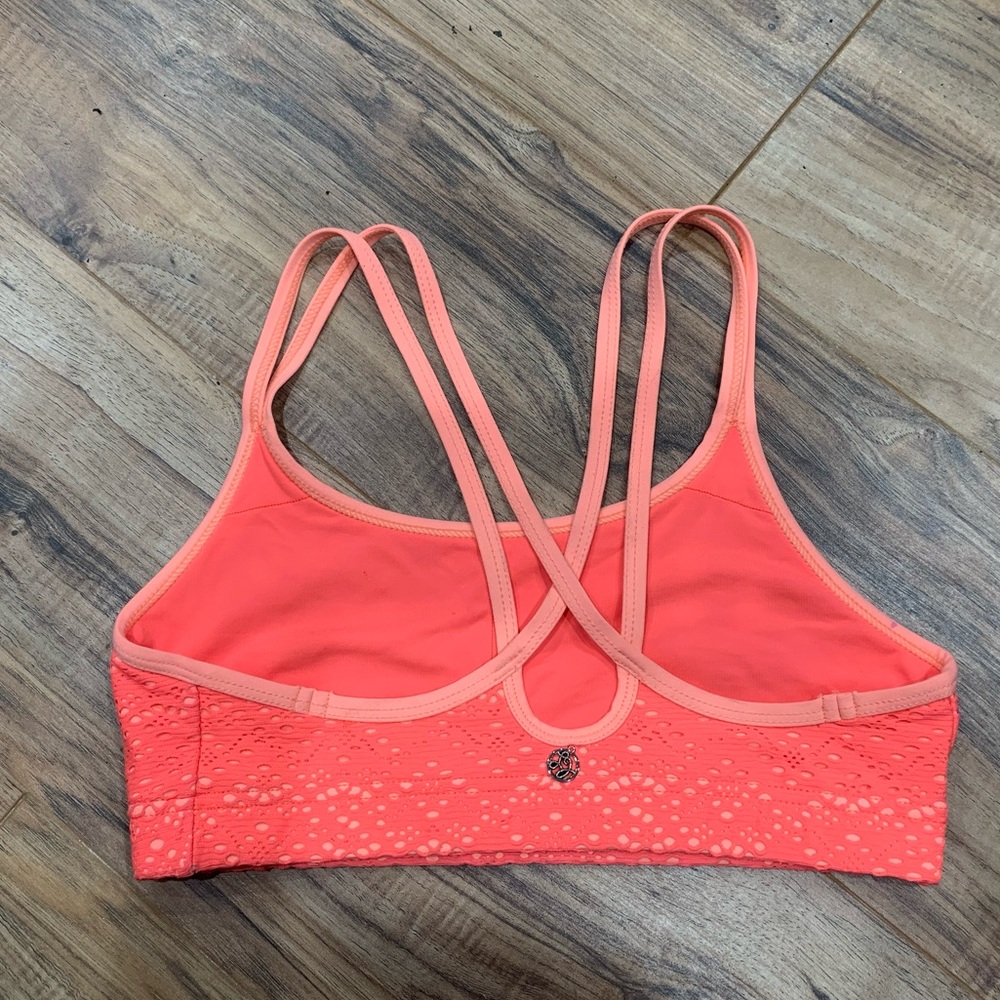 Lorna Jane Sports Bra Woven pink